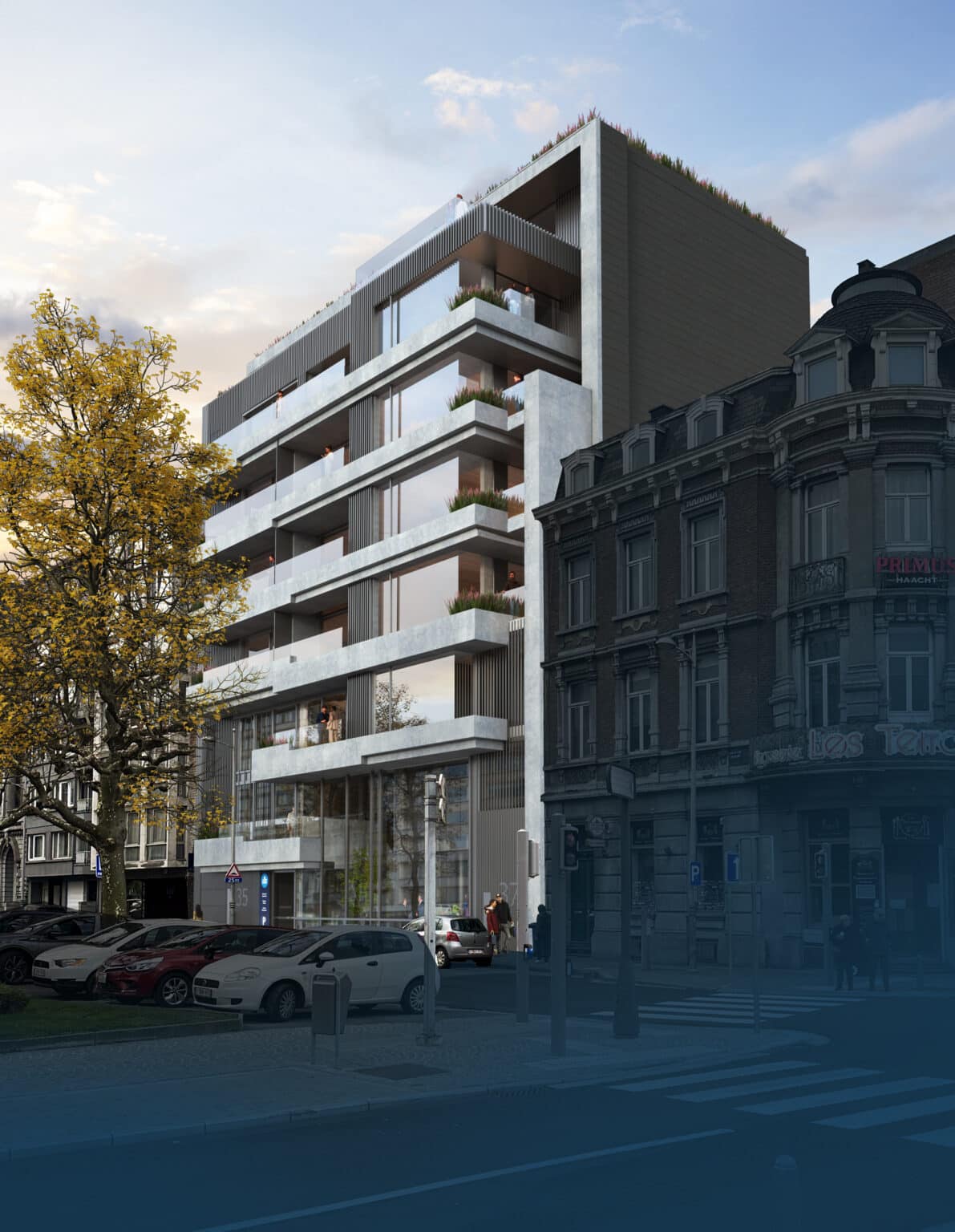 Nouvelle résidence à Liège sur le boulevard Piercot